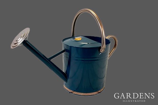 9L Heritage Blue & Copper Metal Watering Can
