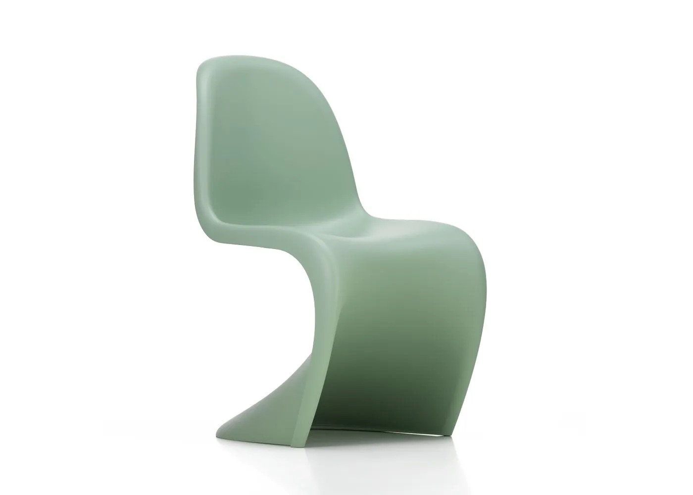 Vitra Soft Mint Panton Chair on a white background