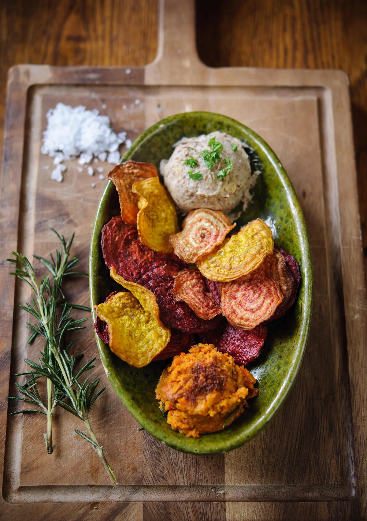 Beetroot crisps for Christmas food Beetroot crisps for Christmas food