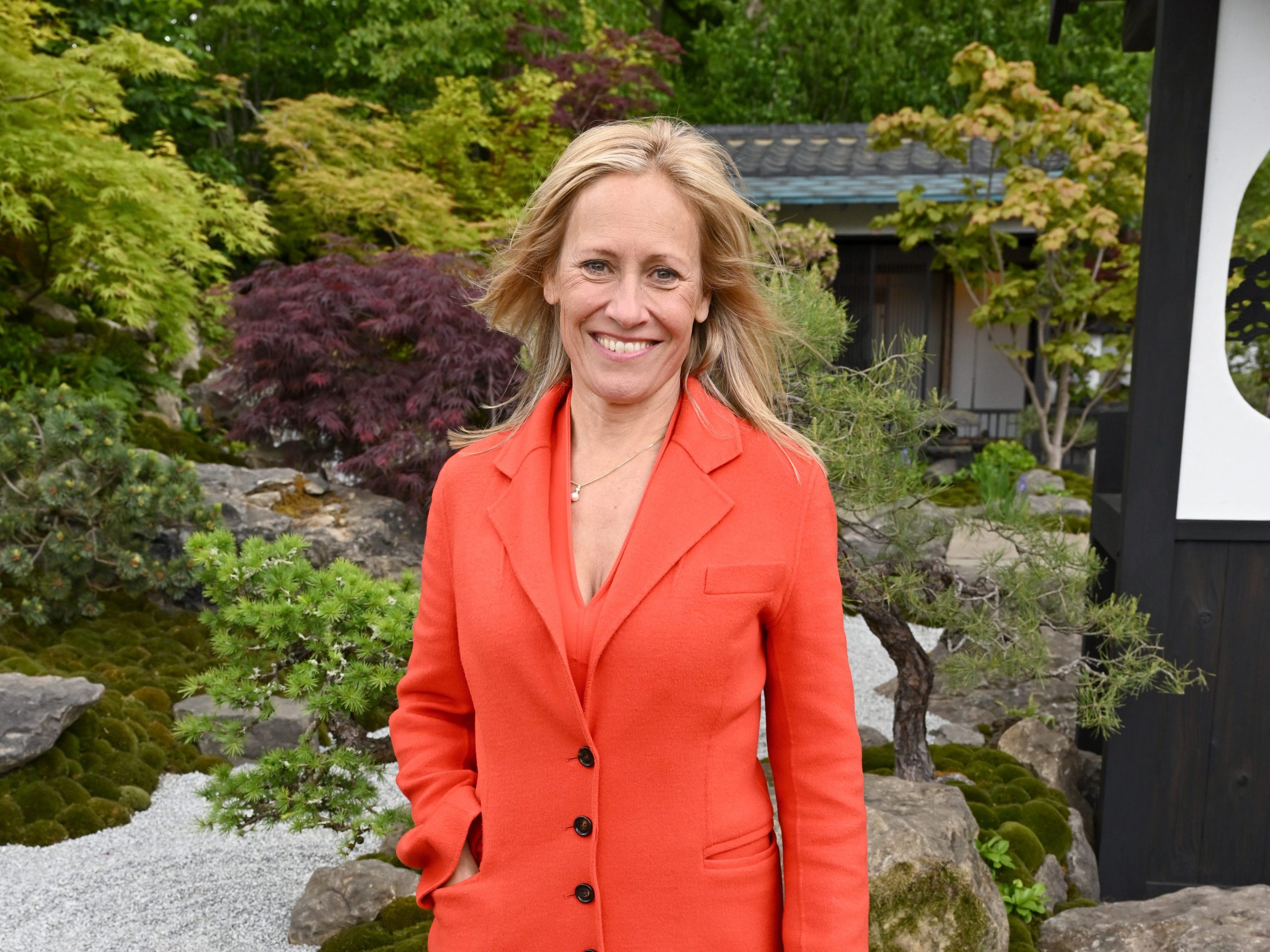 Sophie Raworth attends the RHS Chelsea Flower Show 2026 © Jeff Spicer/Getty Images