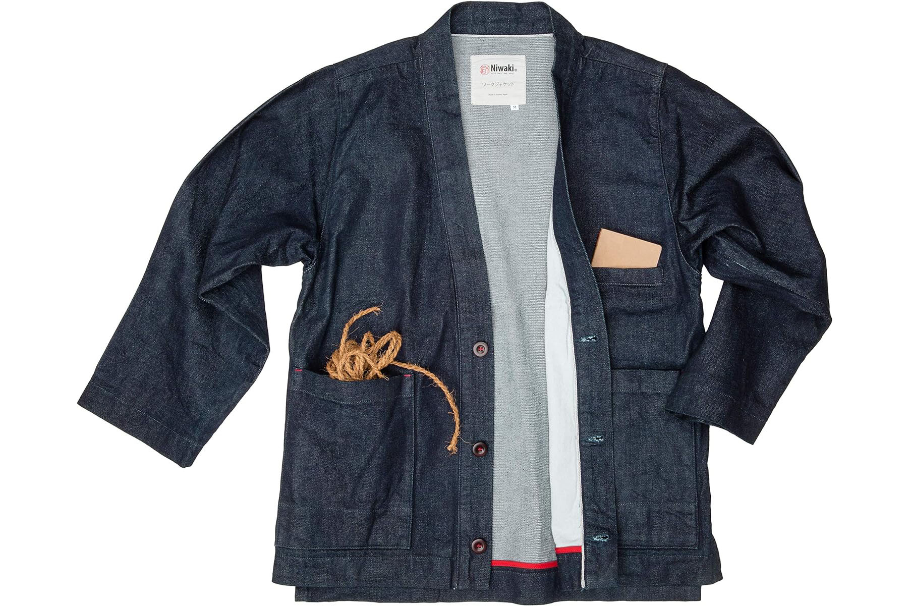 Niwaki Kojima Work Jacket on a white background