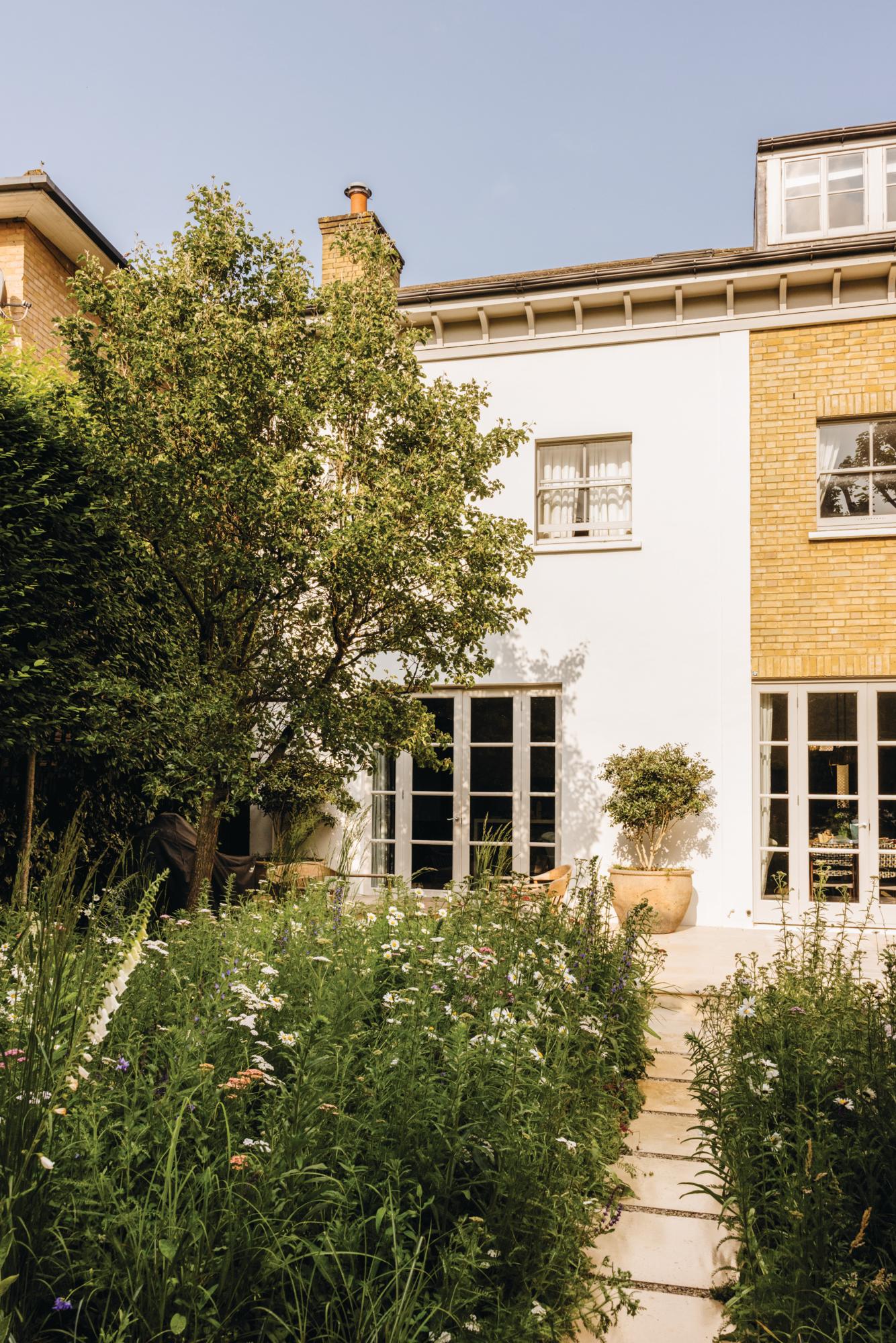 Garden designed by Alexandra Noble in west London with Sauna