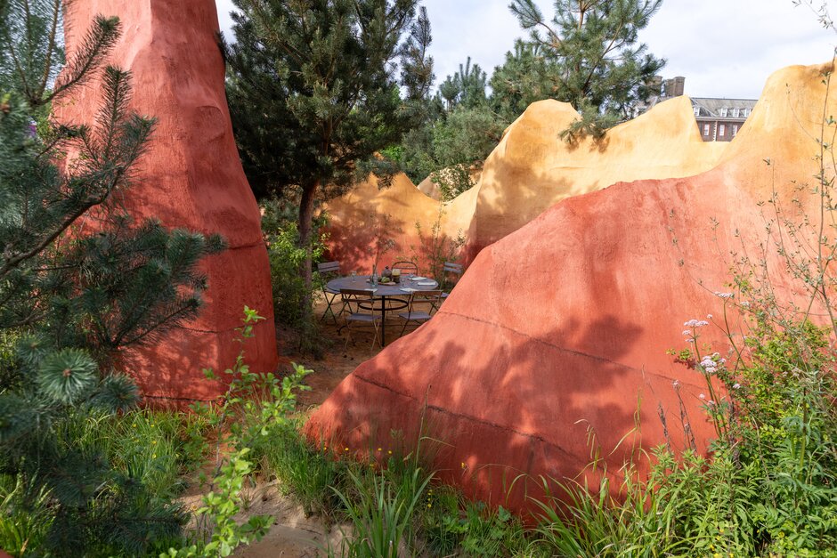 The Project Giving Back Garden. Designed by James Basson. Feature Garden. RHS Chelsea Flower Show 2026.