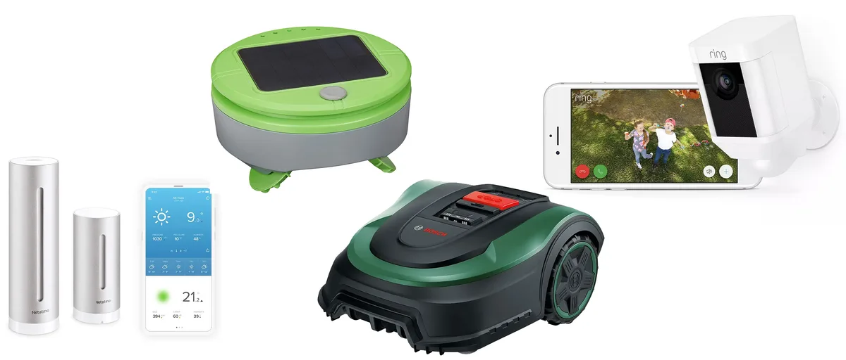 Selection of smart garden products Selection of smart garden products