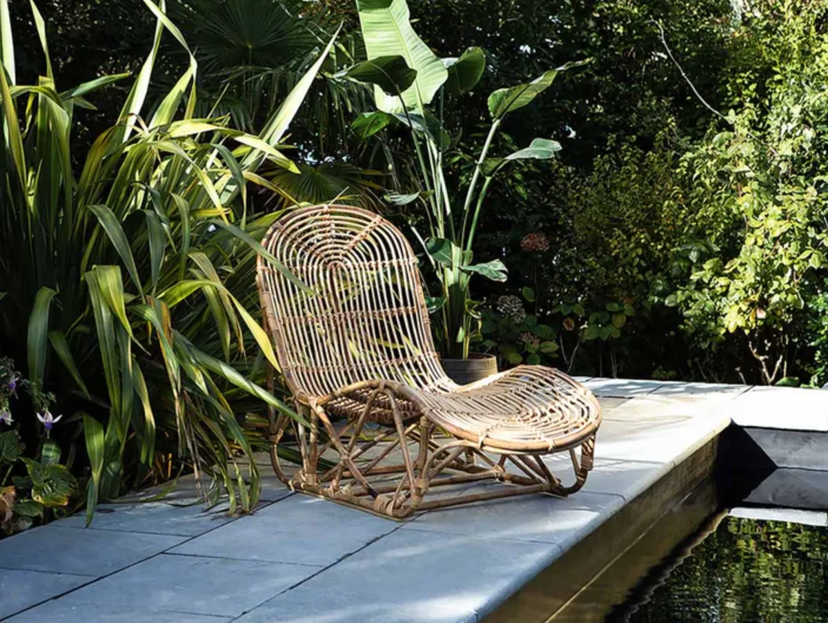 Rattan deck chair Rattan deck chair