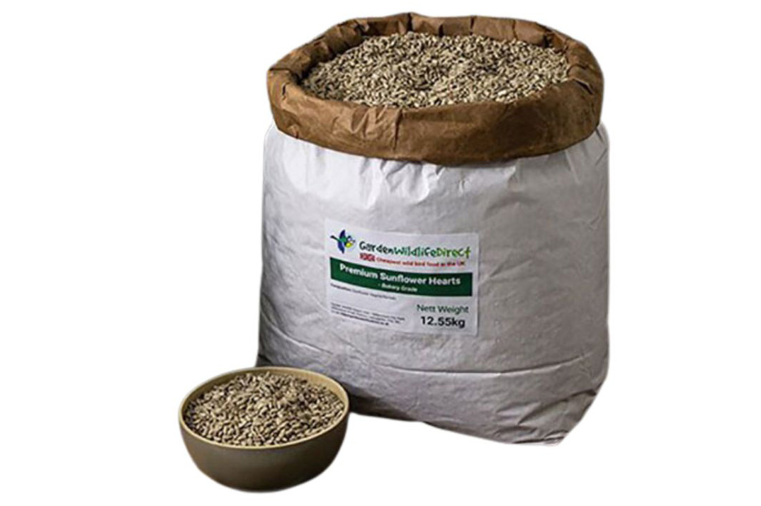 Premium Sunflower Heart Kernels in a bag