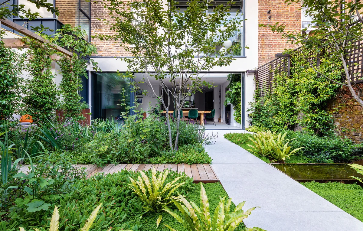 Small town garden, London designed by Adolfo Harrison Small town garden, London designed by Adolfo Harrison