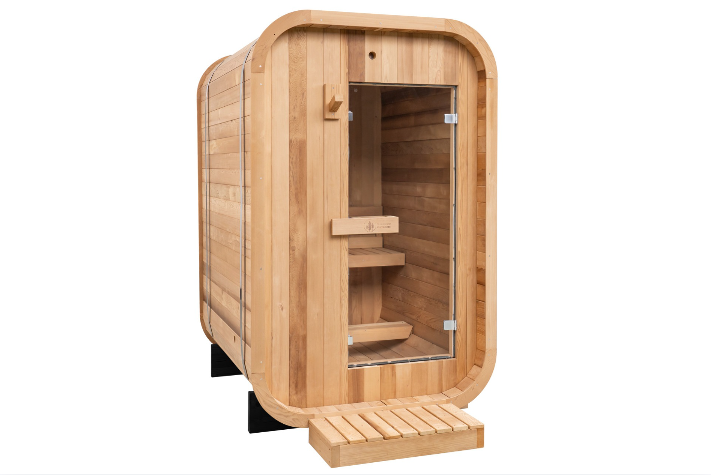Mini-Cube Sauna - 2 Person on a white background