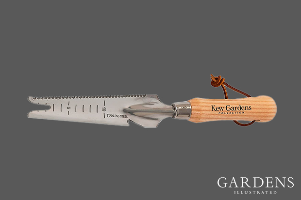 Spear & Jackson Kew Gardens Planting and Weeding Knife on a grey background