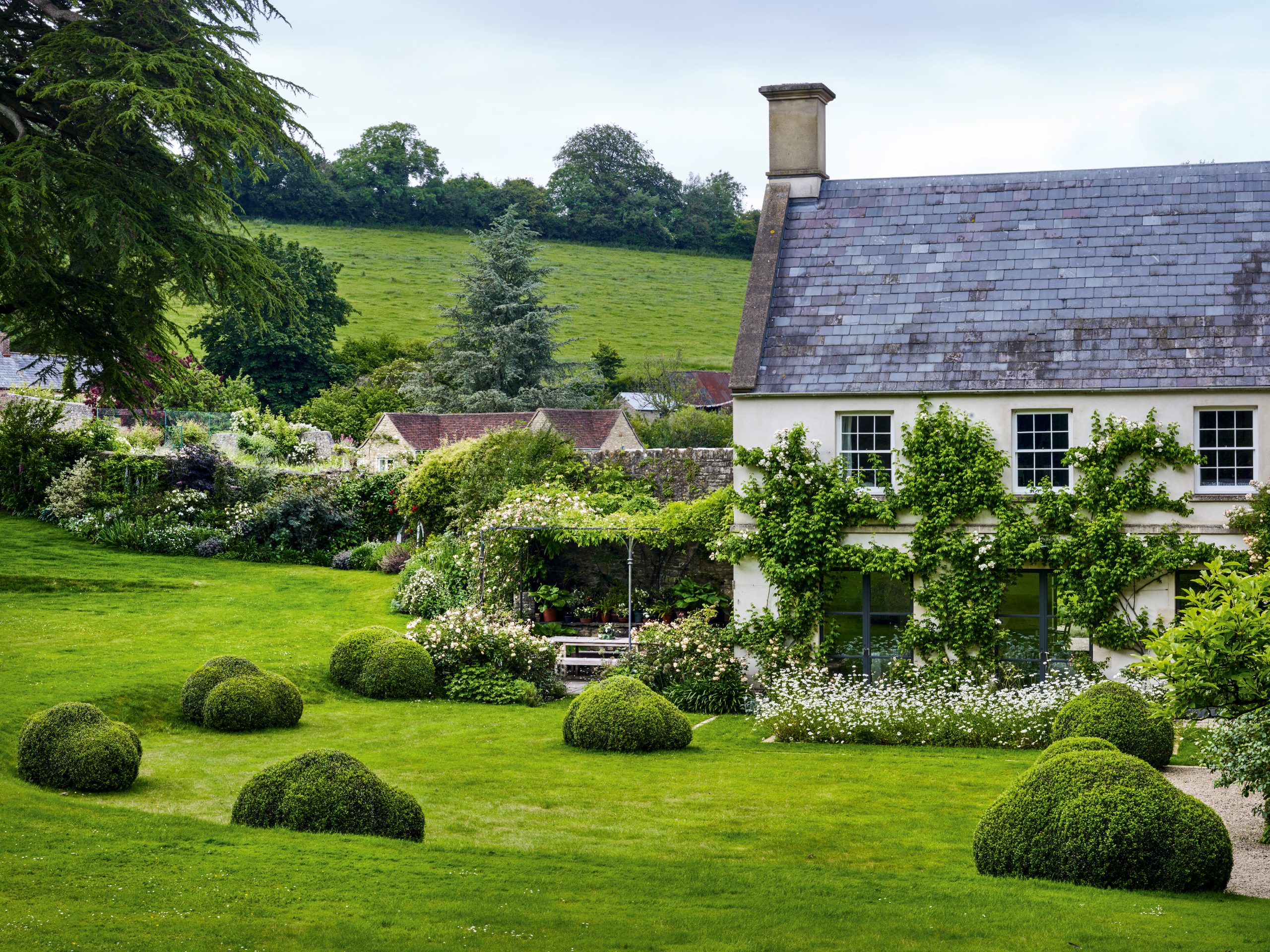 Batcombe House garden, designed by Libby Russell