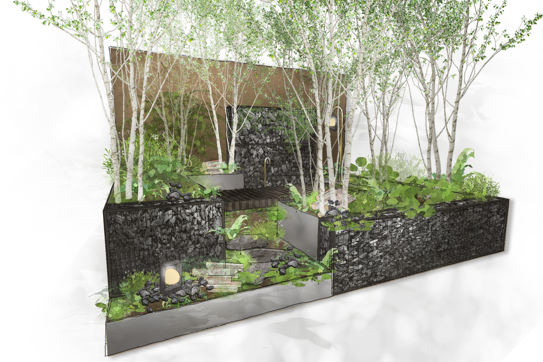 Komorebi Garden designed by Masa Taniguchi